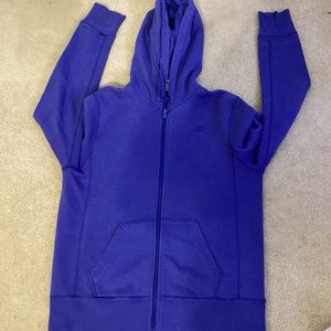 deep purple women’s nike zip up
